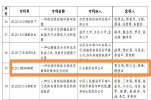 嘉興首金！巨石集團摘得中國專利獎金獎